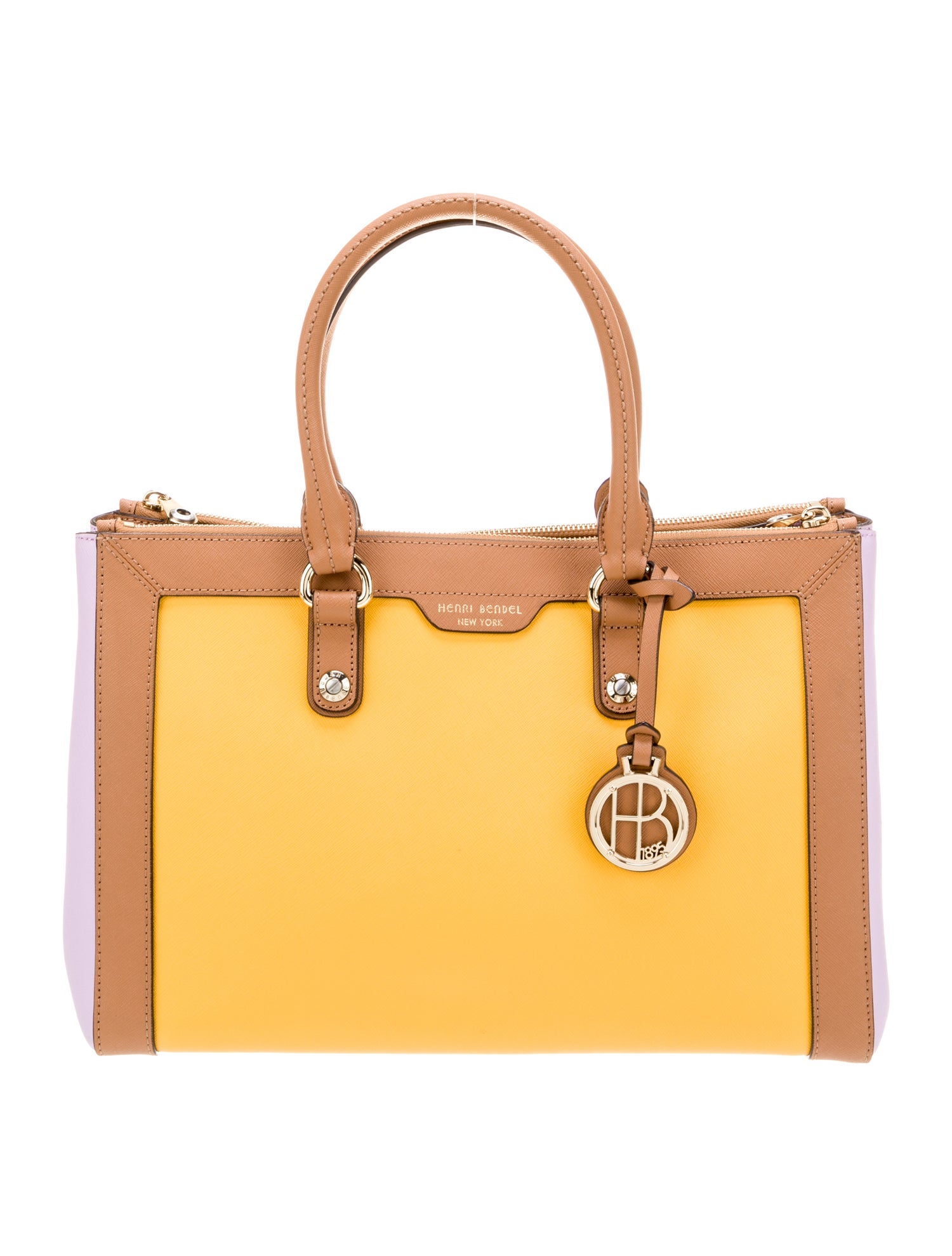 Henri Bendel Leather Top Handle Bag