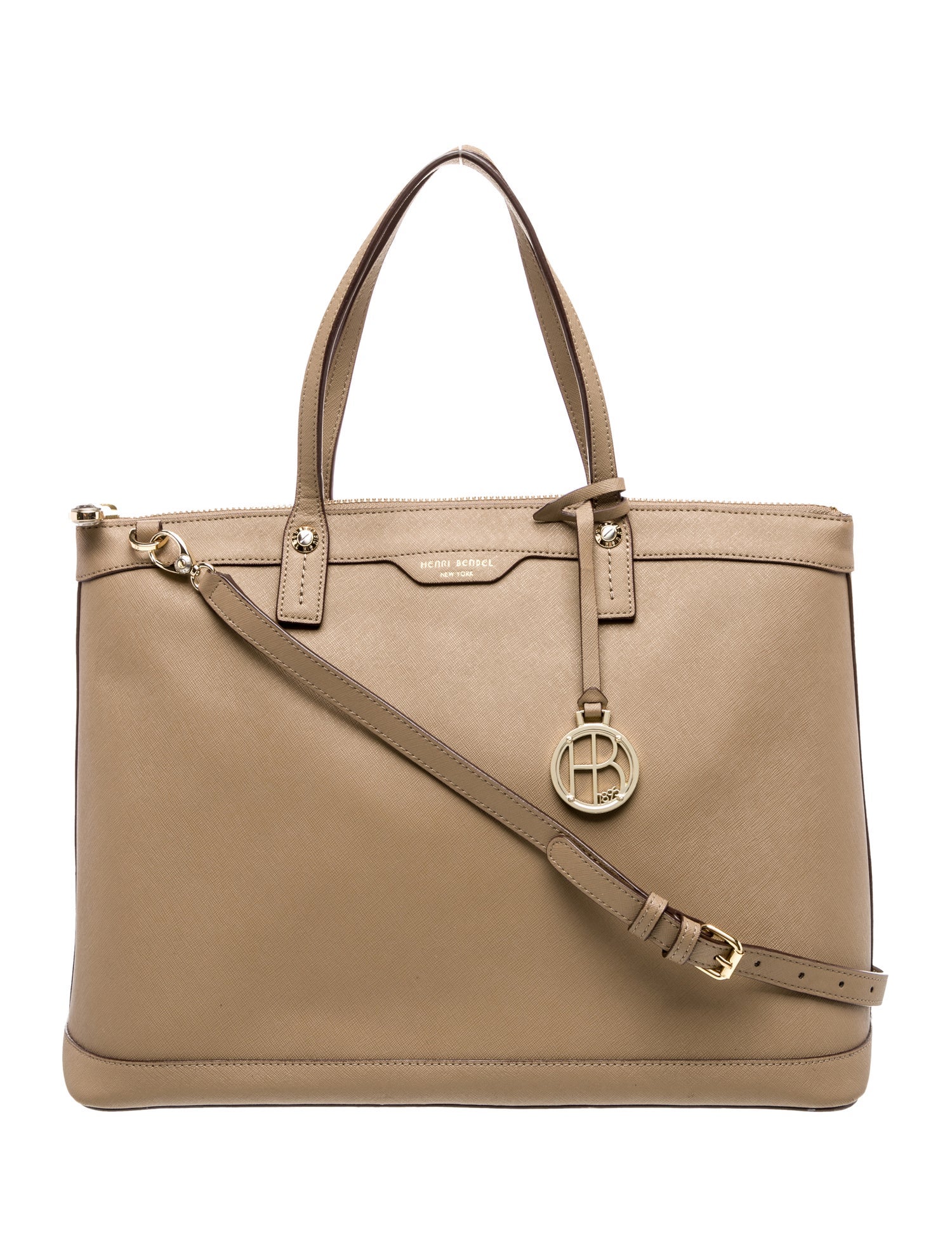 Henri Bendel Saffiano Leather Shoulder Bag