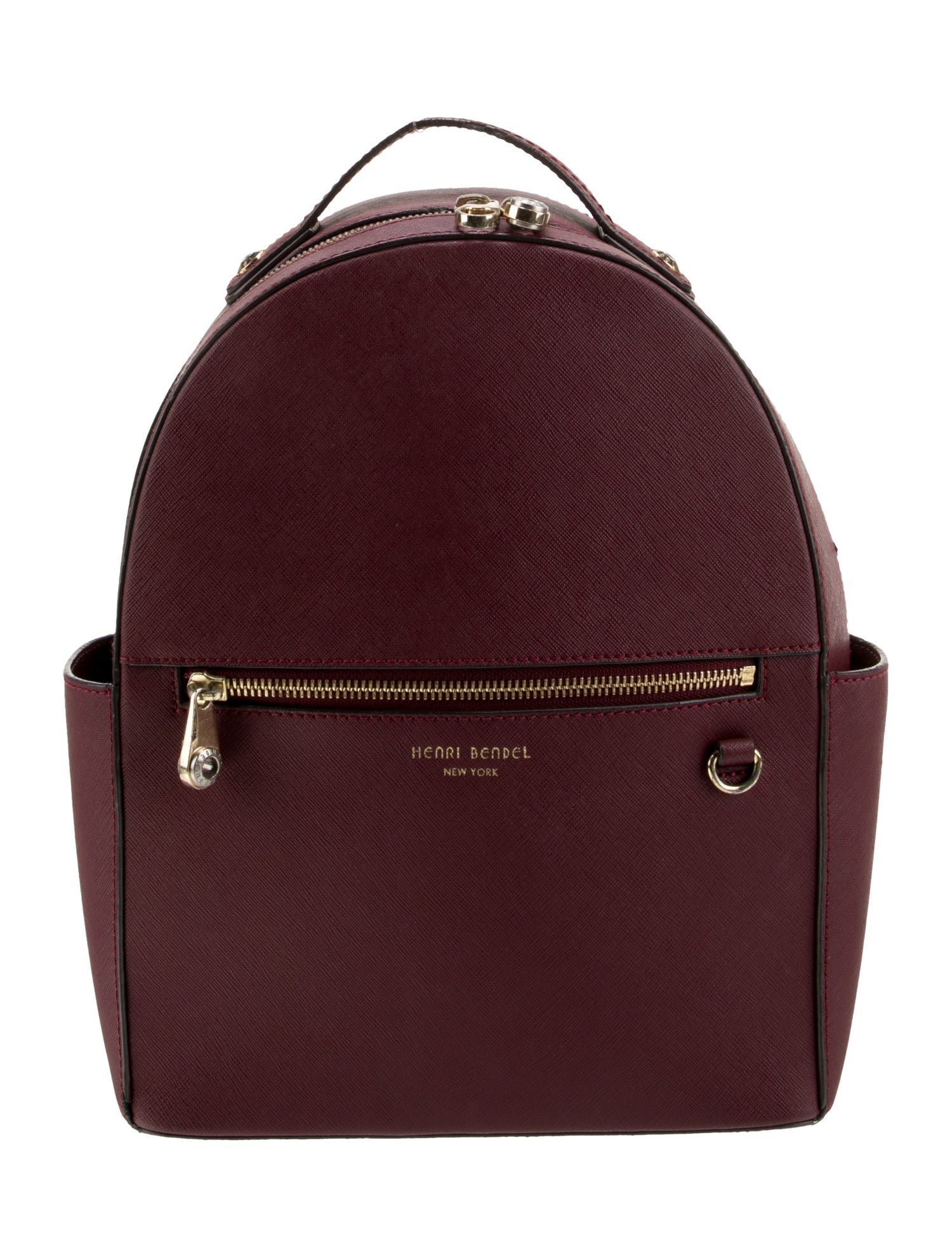 Henri Bendel Saffiano Leather Backpack