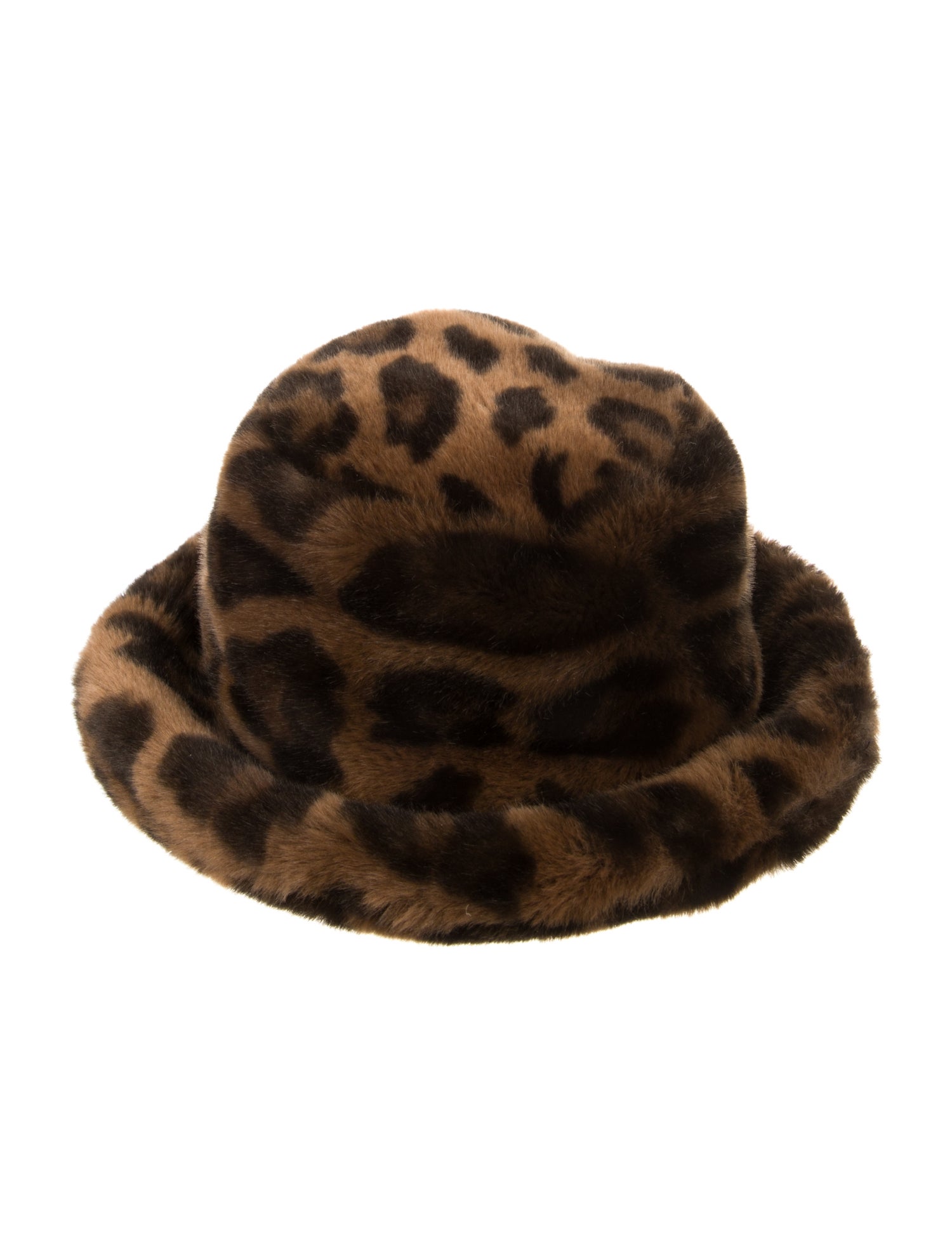 Henri Bendel Animal Print Fur Hat