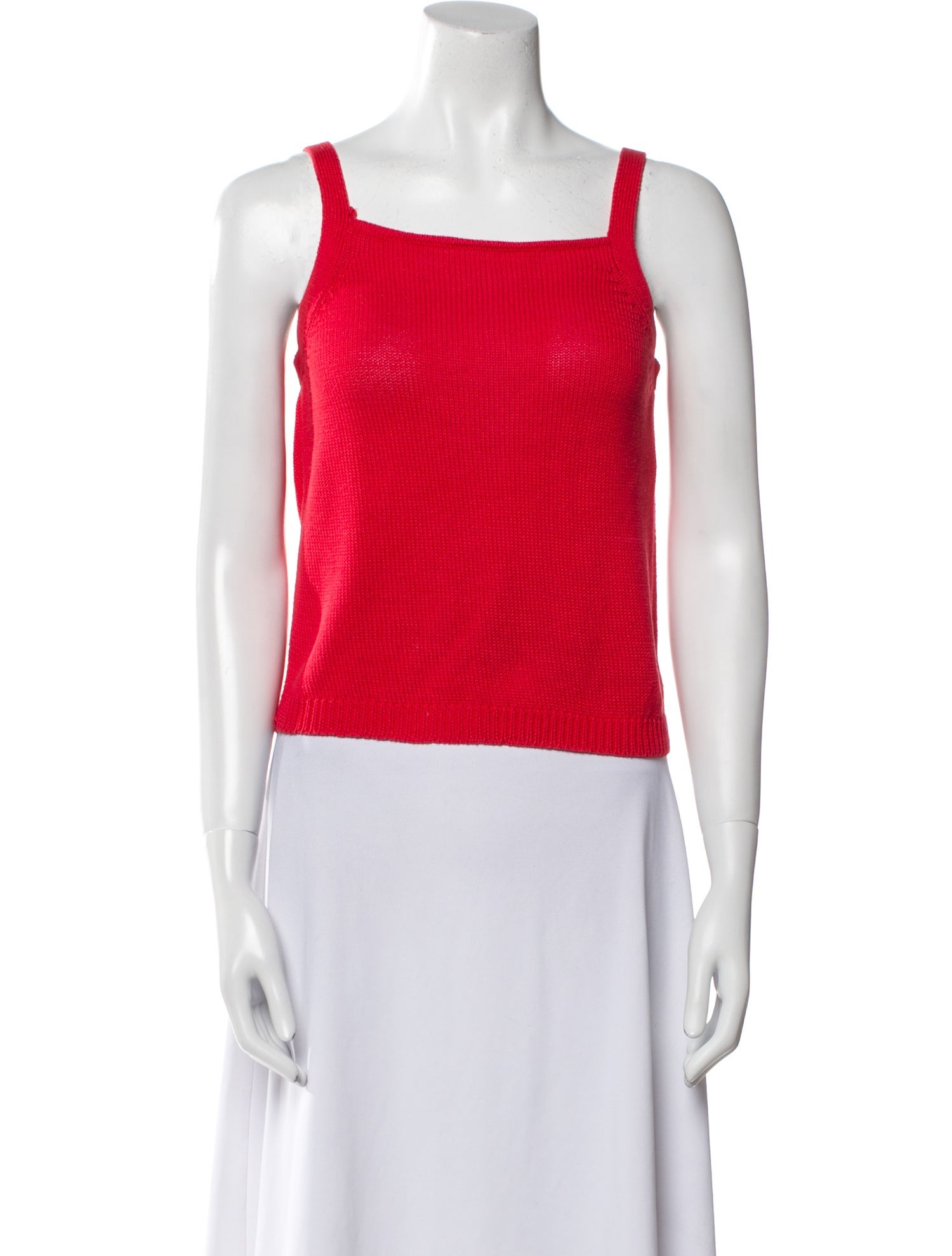 Henri Bendel Square Neckline Sleeveless Top