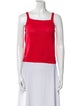 Henri Bendel Square Neckline Sleeveless Top