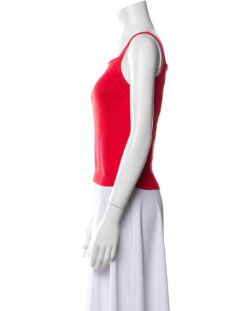 Henri Bendel Square Neckline Sleeveless Top