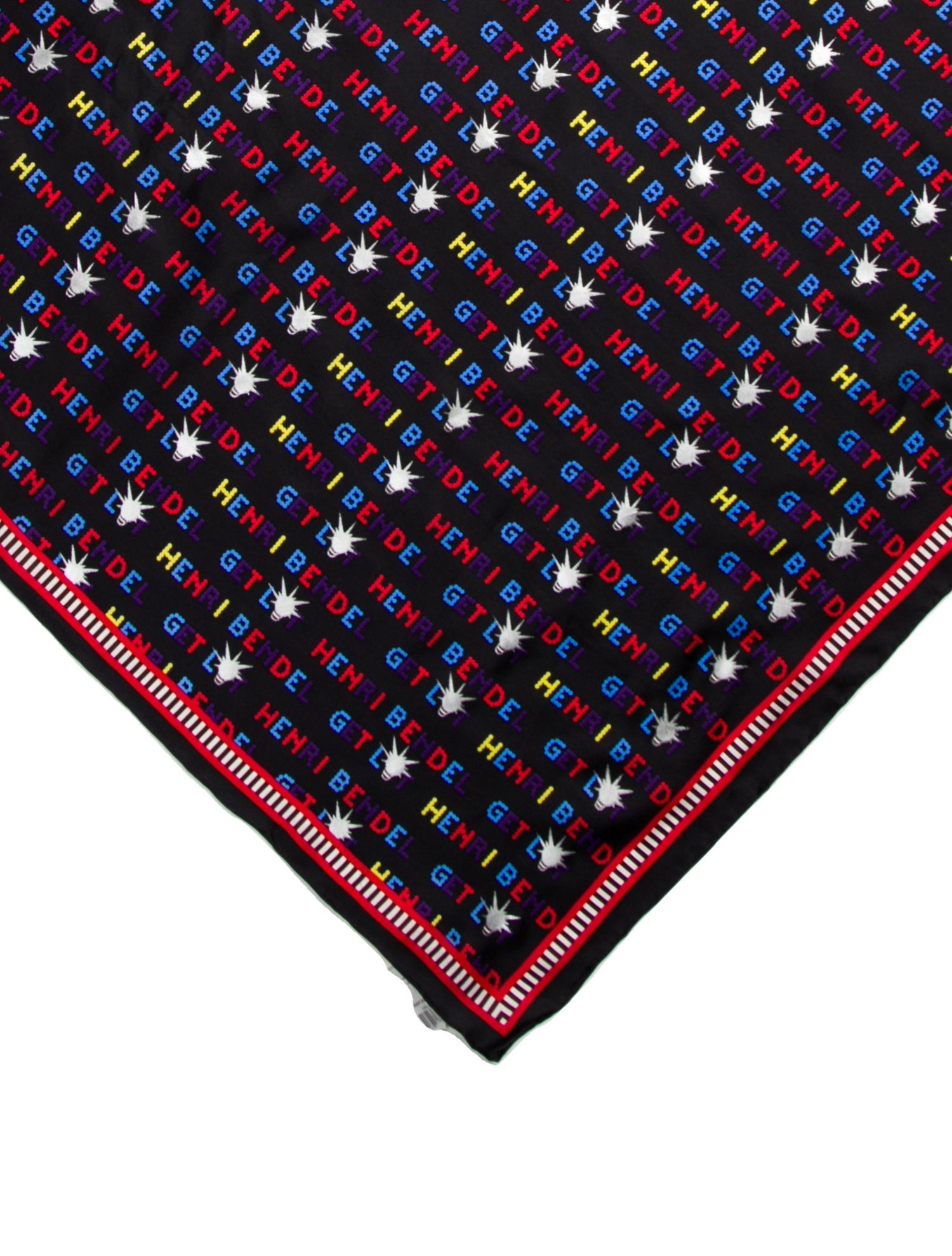 Henri Bendel Silk Printed Scarf w/ Tags