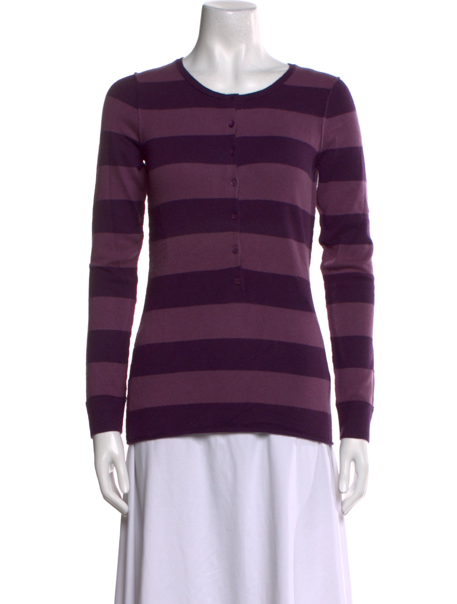 Henri Bendel Wool Striped Sweater