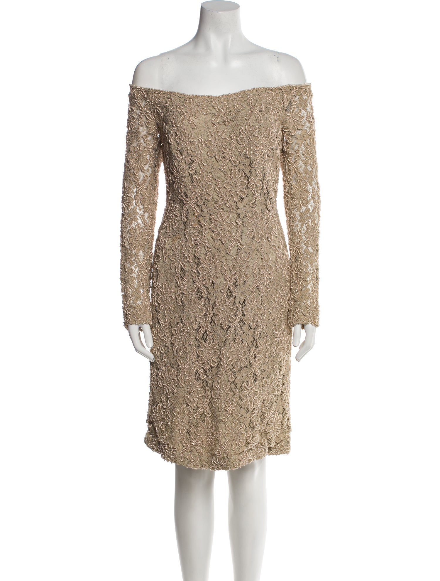 Henri Bendel Off-The-Shoulder Mini Dress