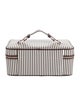Henri Bendel leather printed cosmetic bag