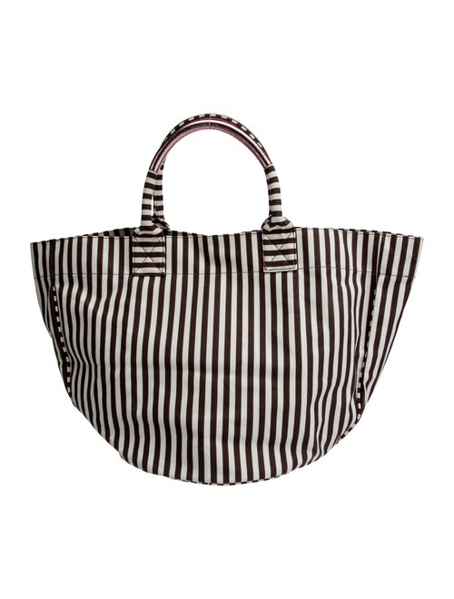 Henri Bendel Canvas Top Handle Bag