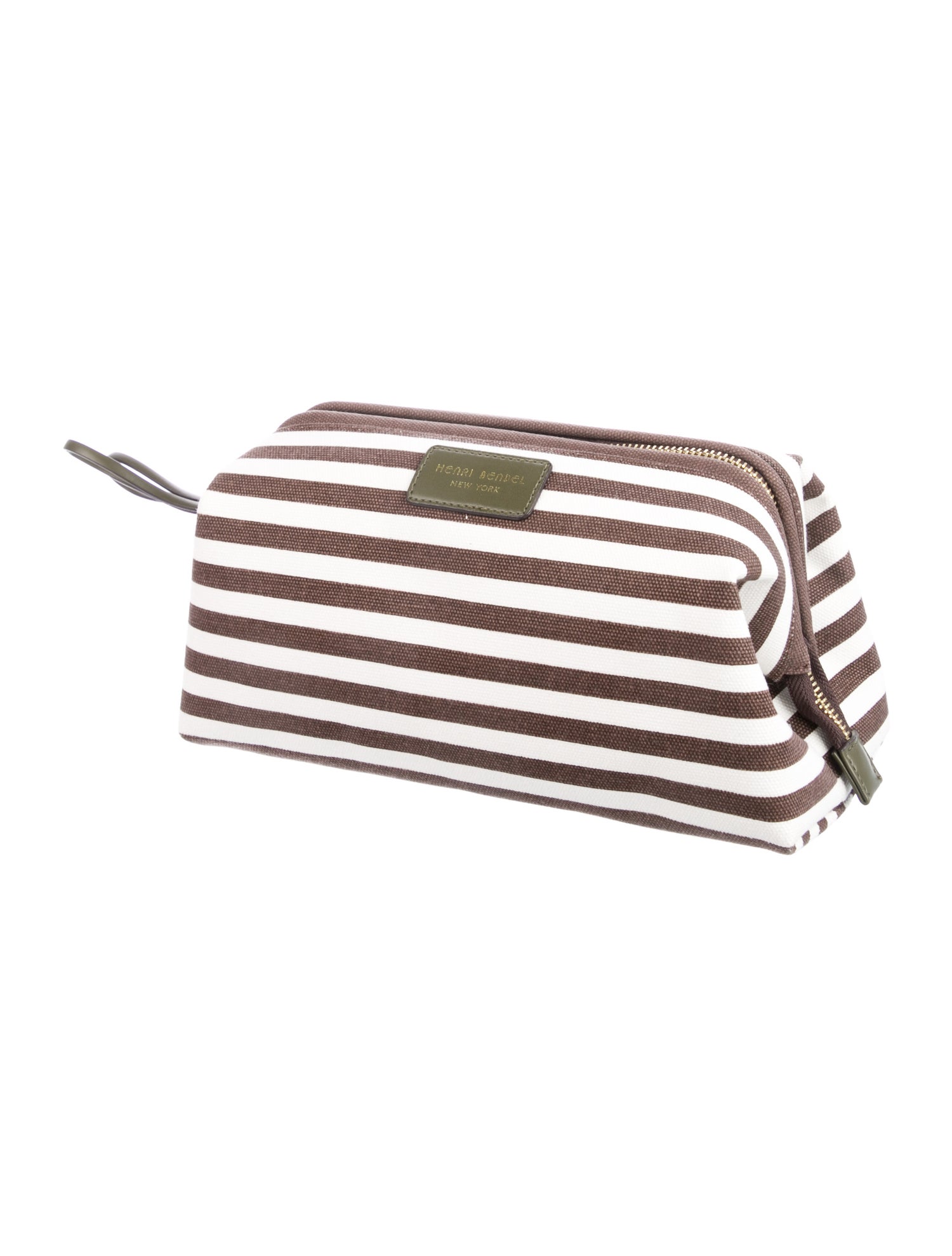 Henri Bendel Pattern Print Canvas Cosmetic Bag w/Tags