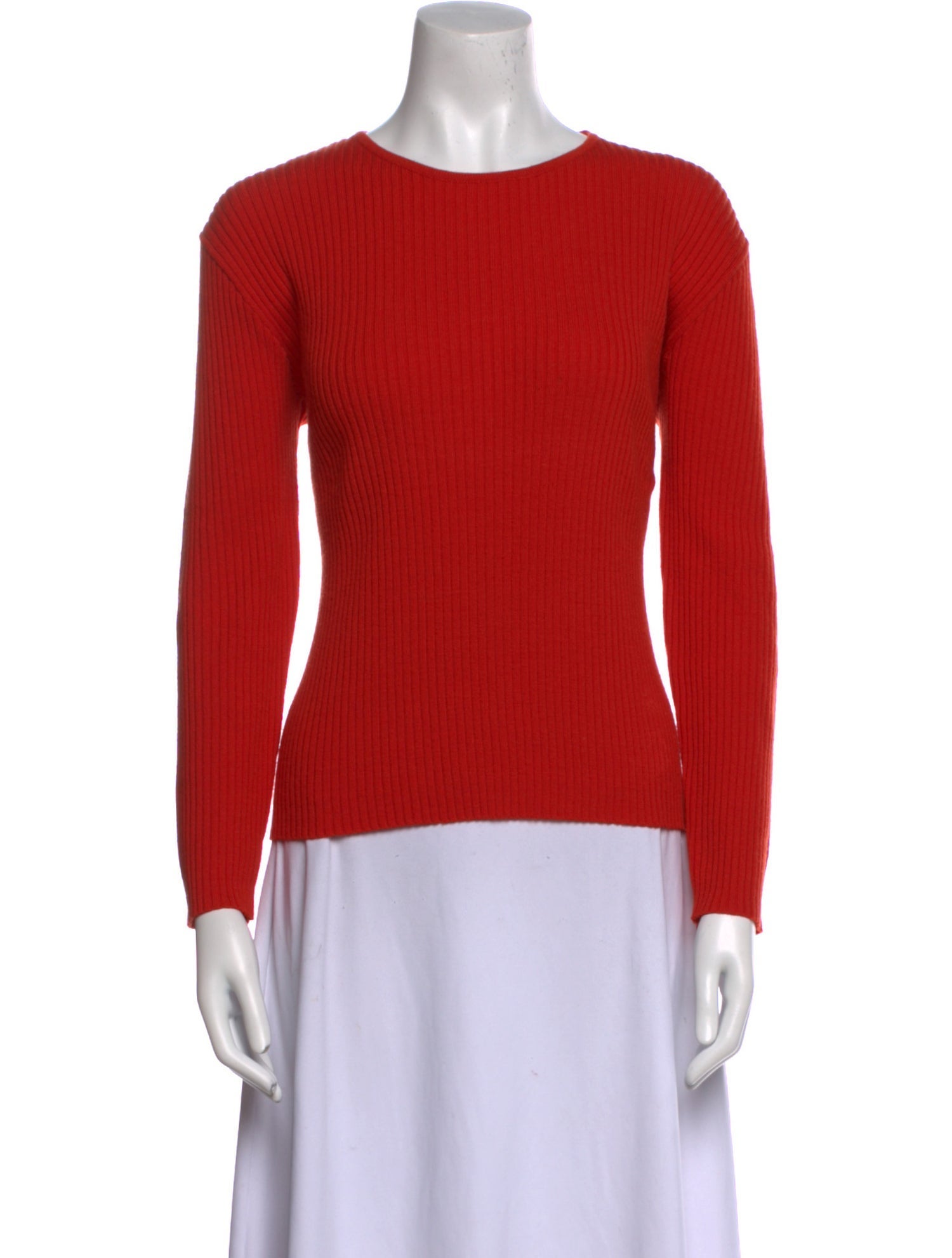 Henri Bendel Merino Wool Crew Neck Top