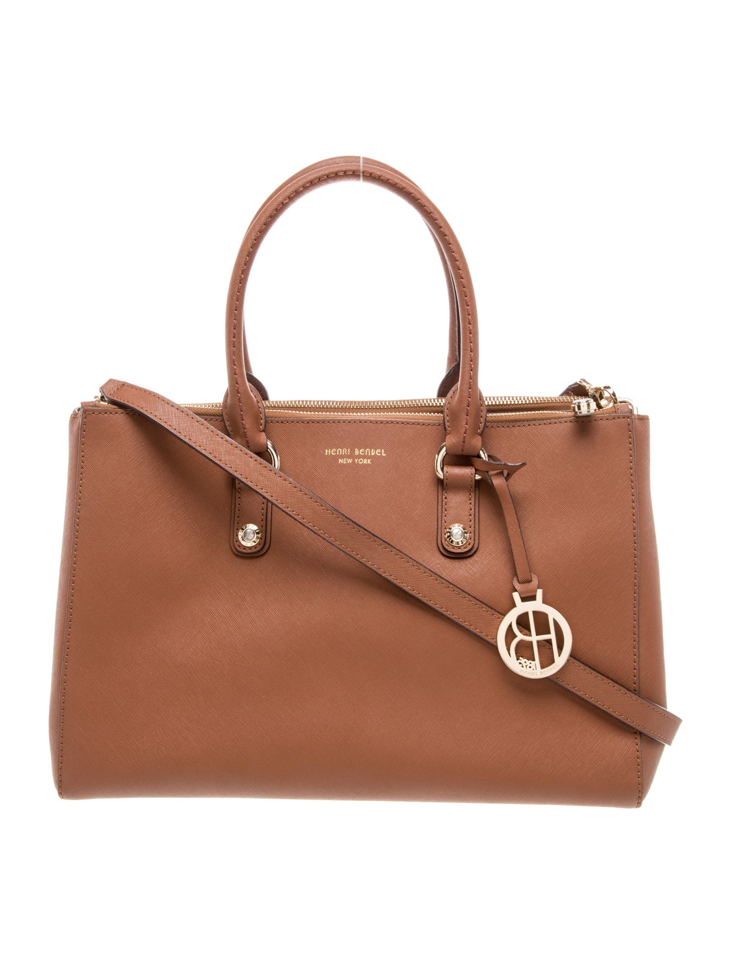 Henri Bendel Saffiano Leather Shoulder Bag