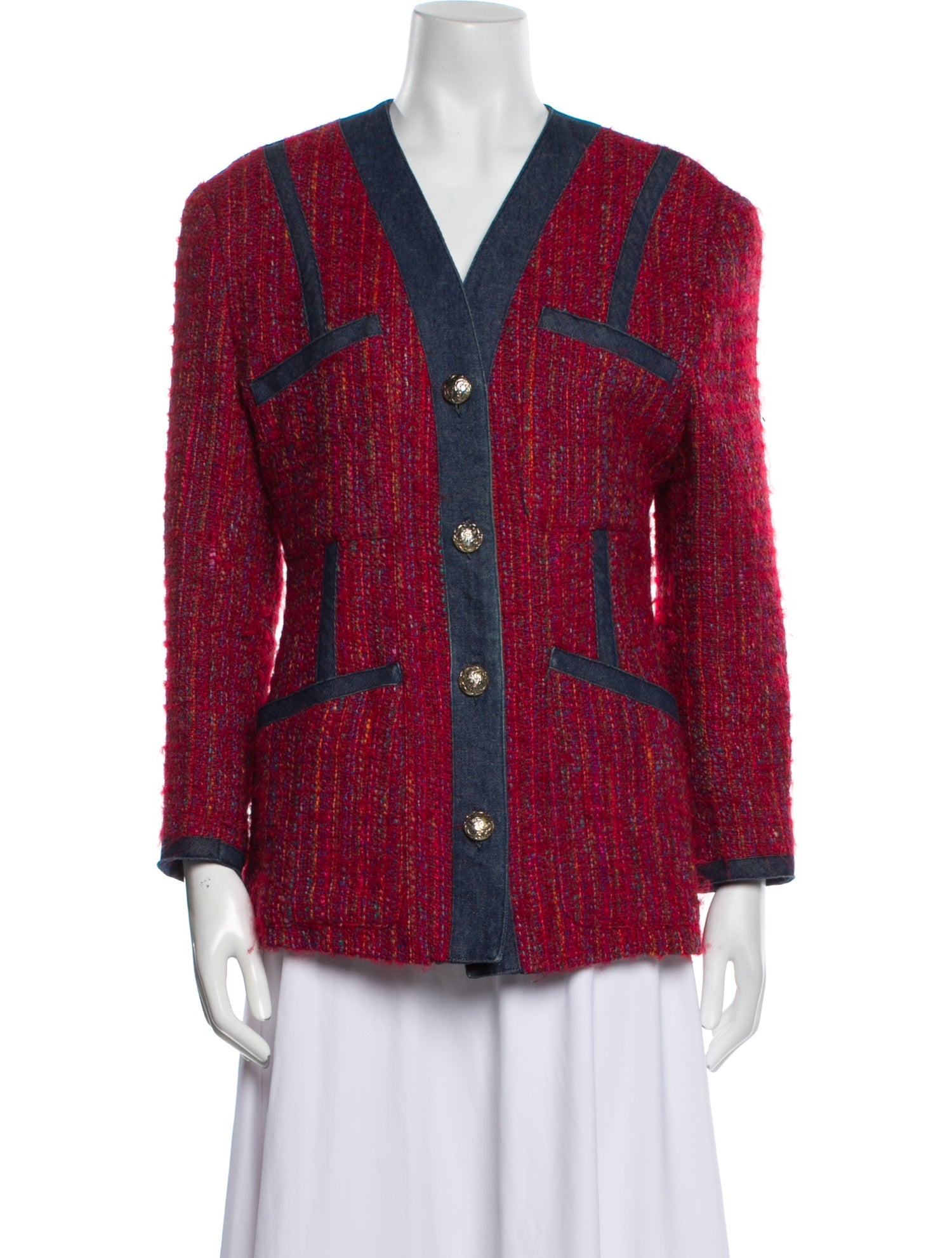 Henri Bendel Tweed Tweed Pattern Jacket