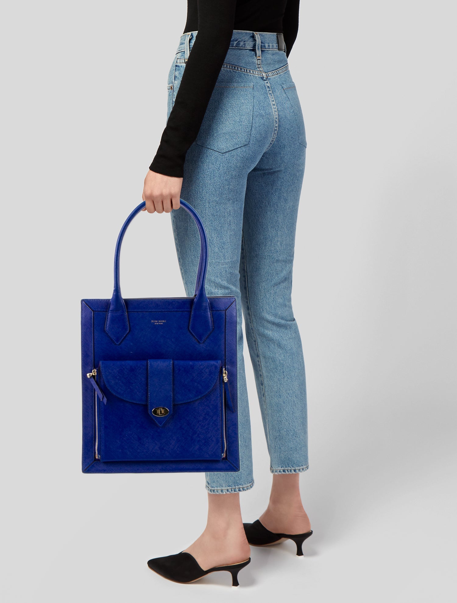 Henri Bendel Saffiano Leather Tote