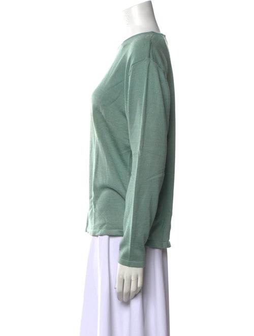 Henri Bendel Silk Crew Neck Sweater