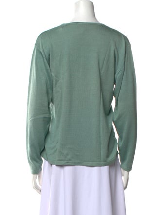 Henri Bendel Silk Crew Neck Sweater