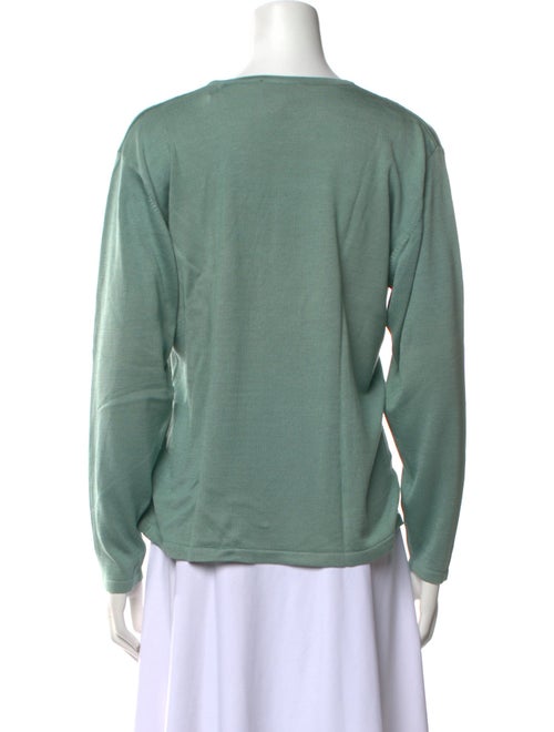 Henri Bendel Silk Crew Neck Sweater