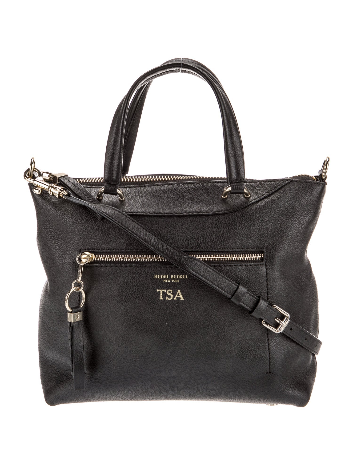 Henri Bendel Leather Top Handle Bag