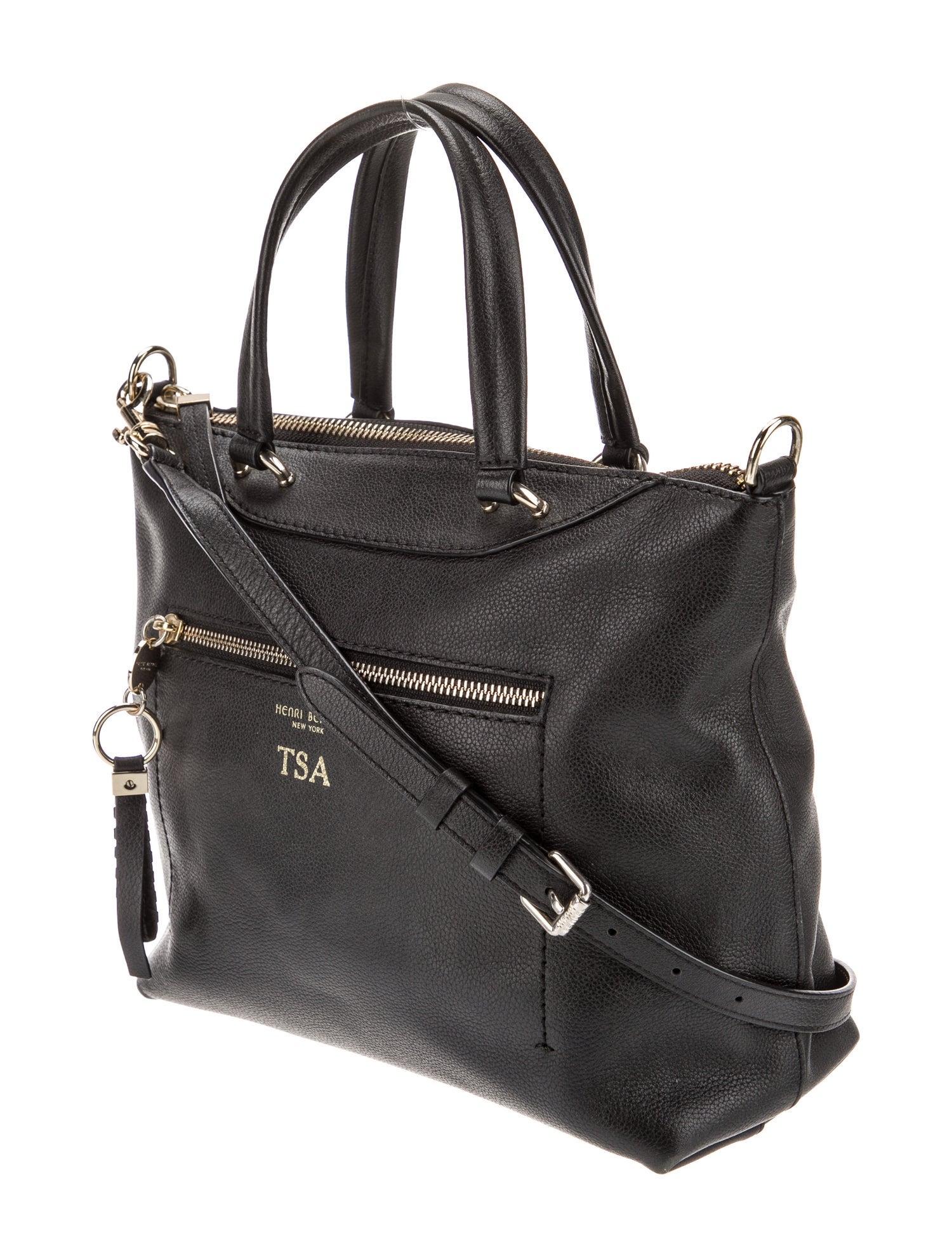 Henri Bendel Leather Top Handle Bag