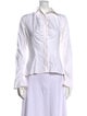Henri Bendel Long Sleeve Button-Up Top