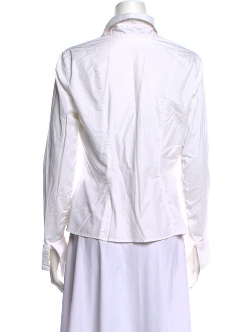 Henri Bendel Long Sleeve Button-Up Top