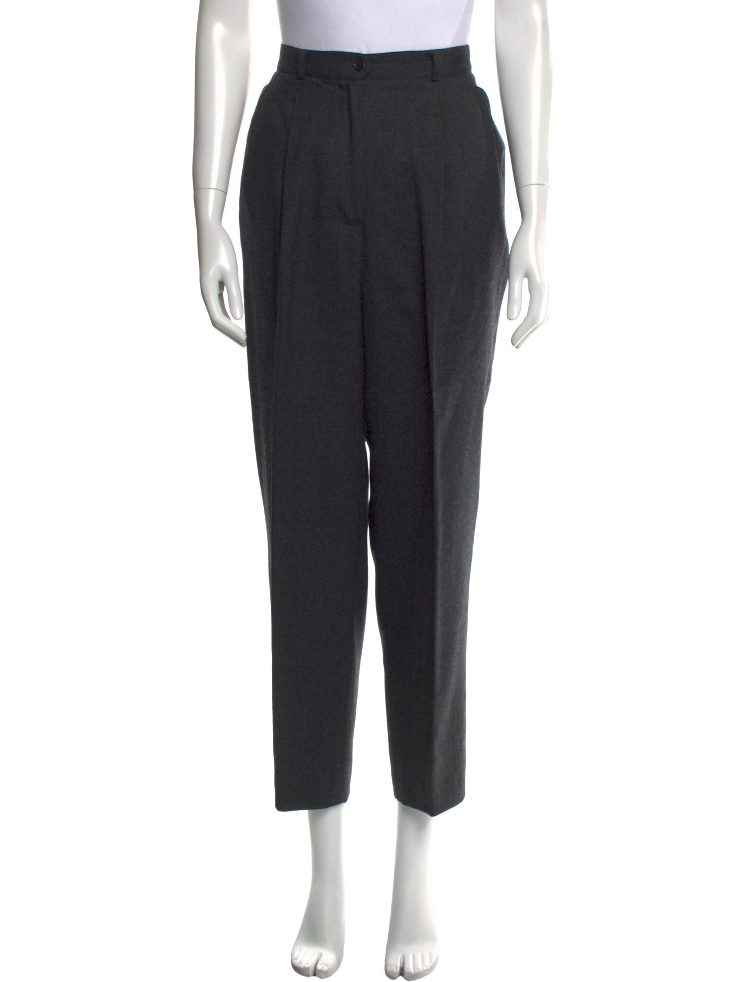 Henri Bendel Wool Straight Leg Pants