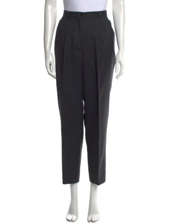 Henri Bendel Wool Straight Leg Pants