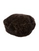 Henri Bendel Lamb Fur Beret Hat