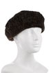 Henri Bendel Lamb Fur Beret Hat