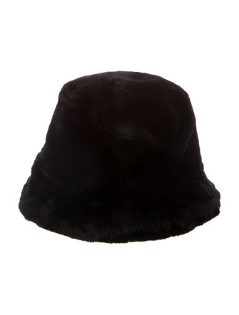 Henri Bendel Lamb Fur Bucket Hat