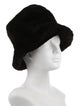 Henri Bendel Lamb Fur Bucket Hat