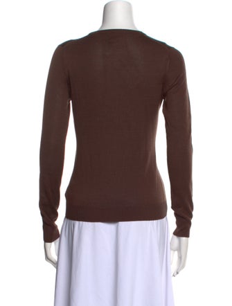 Henri Bendel Silk Crew Neck Top