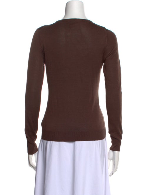 Henri Bendel Silk Crew Neck Top