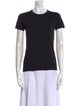 Henri Bendel Silk Crew Neck T-Shirt