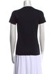 Henri Bendel Silk Crew Neck T-Shirt