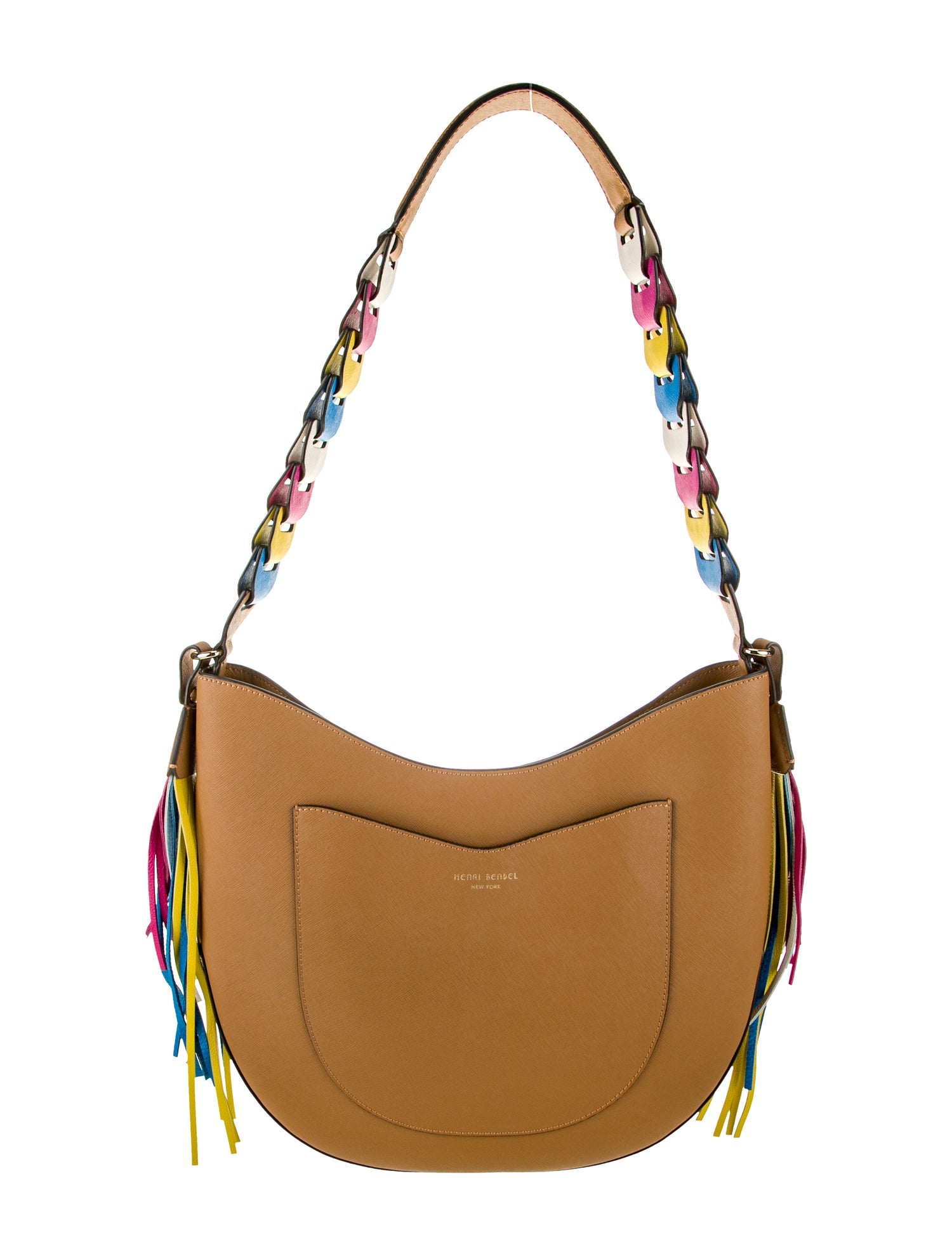 Henri Bendel Saffiano Leather Shoulder Bag