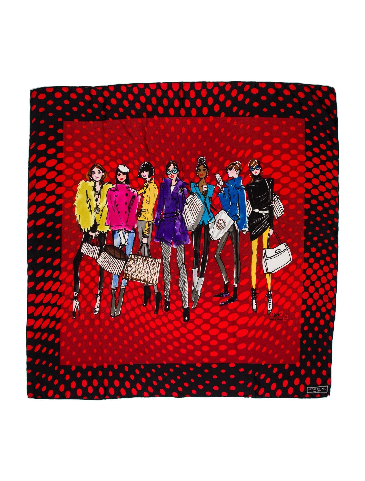 Henri Bendel Le Paradis du Roy Silk Scarf