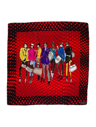 Henri Bendel Le Paradis du Roy Silk Scarf