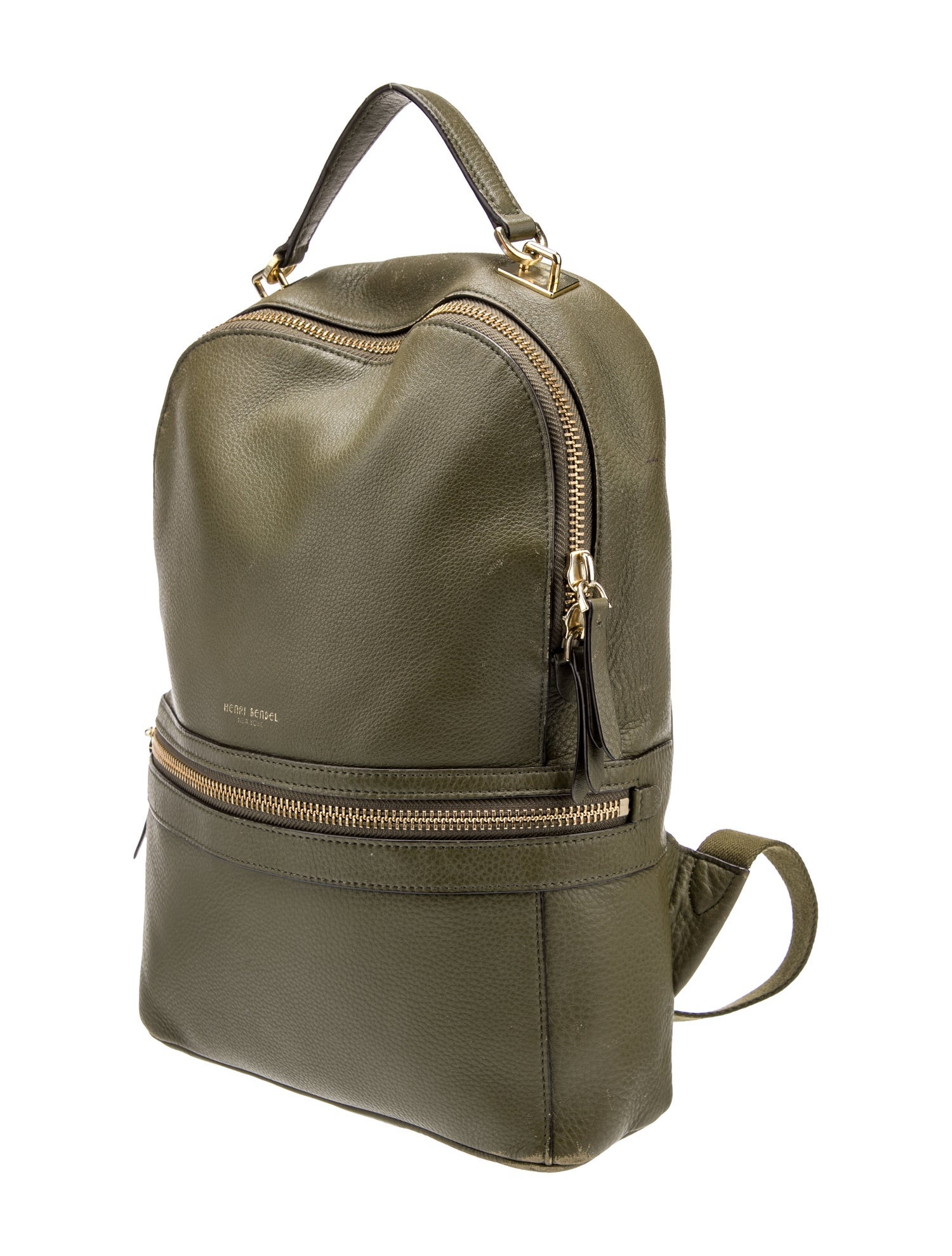 Henri Bendel Leather Backpack