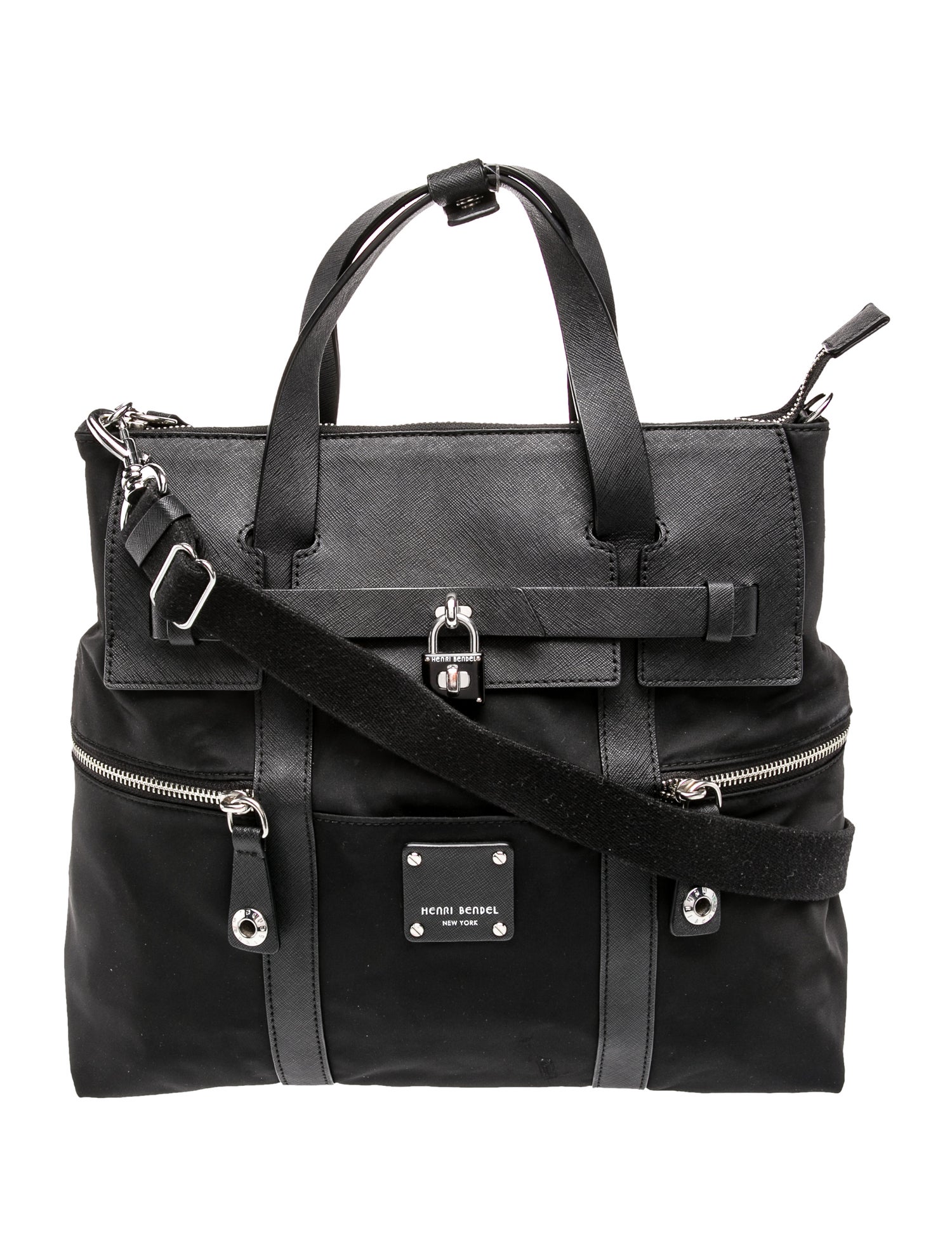 Henri Bendel Nylon Top Handle Bag