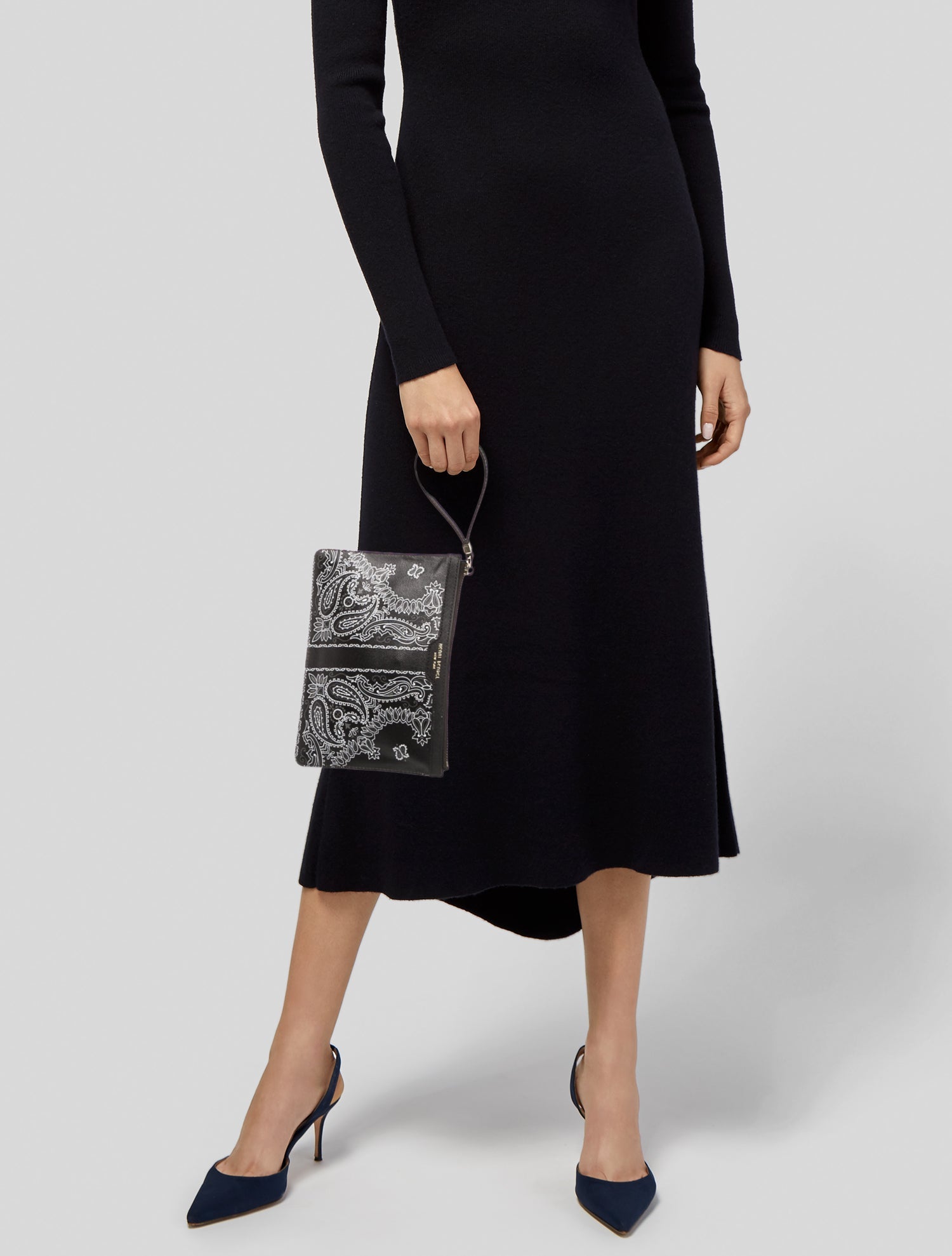 Henri Bendel Leather Clutch