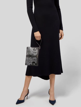 Henri Bendel Leather Clutch