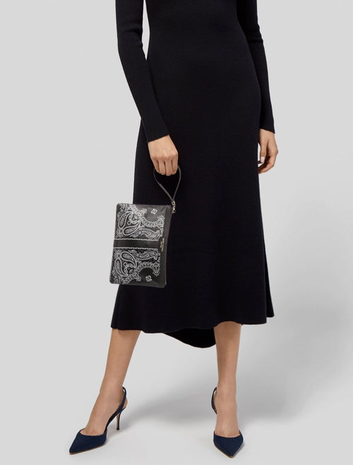 Henri Bendel Leather Clutch