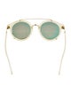 Henri Bendel Aviator Mirrored Sunglasses
