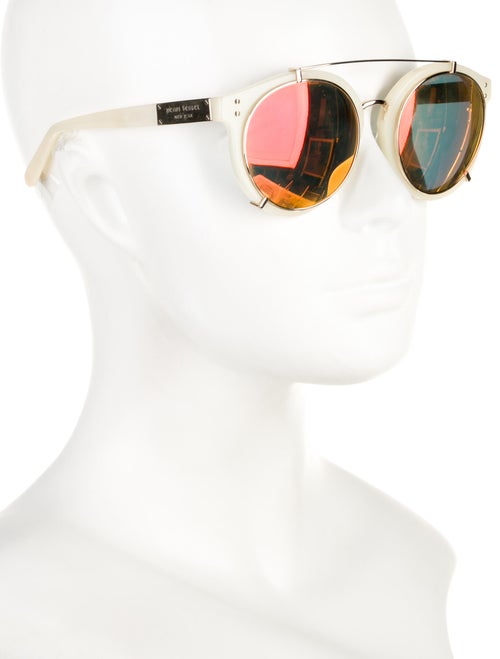 Henri Bendel Aviator Mirrored Sunglasses