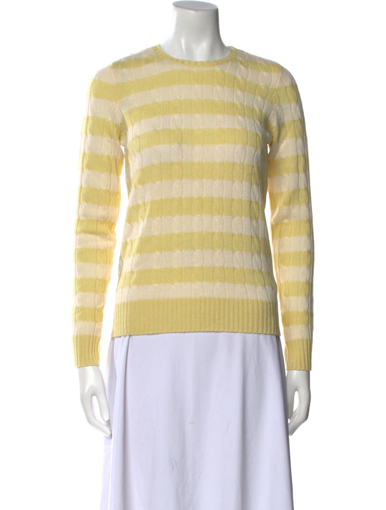 Henri Bendel Cashmere Striped Sweater