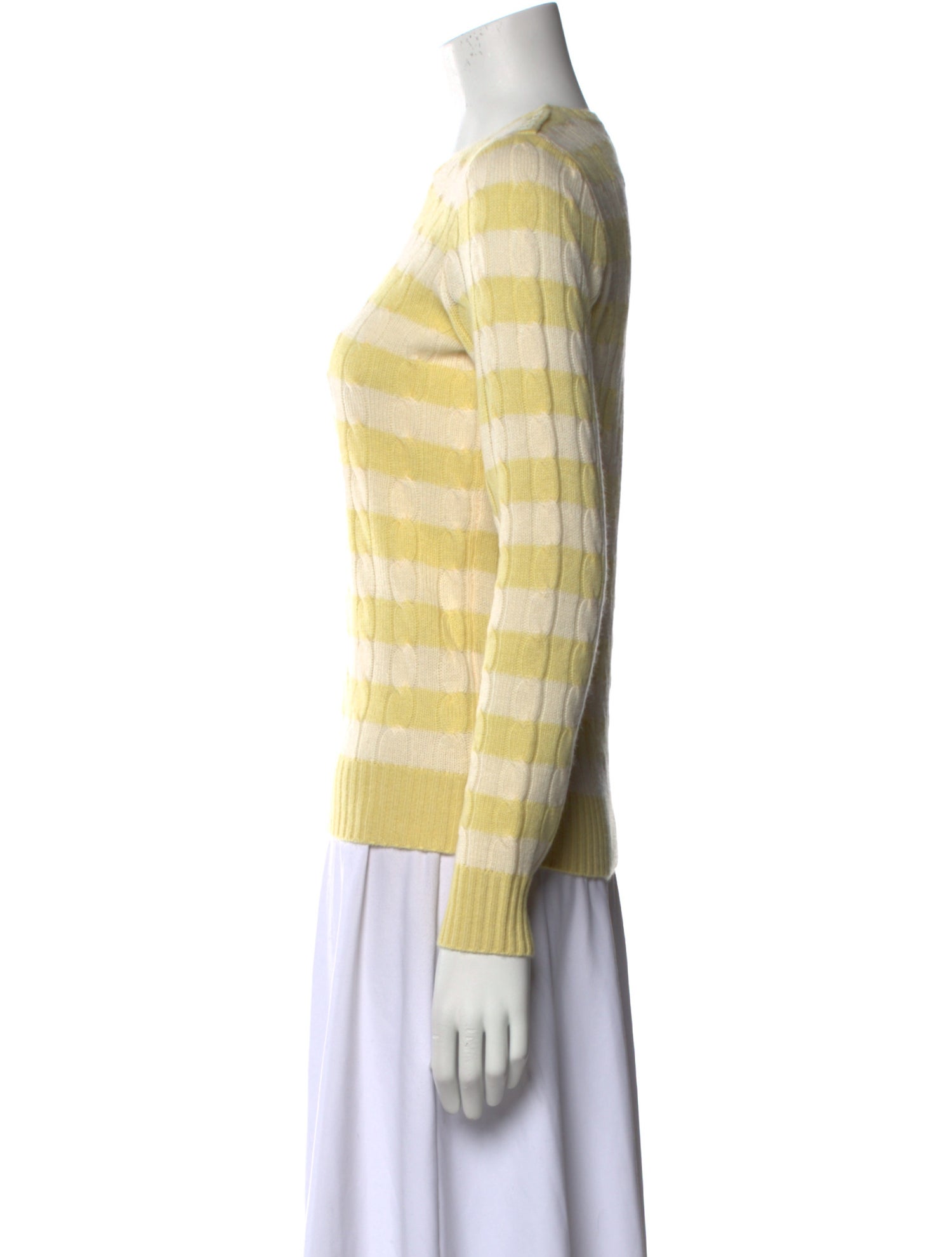 Henri Bendel Cashmere Striped Sweater