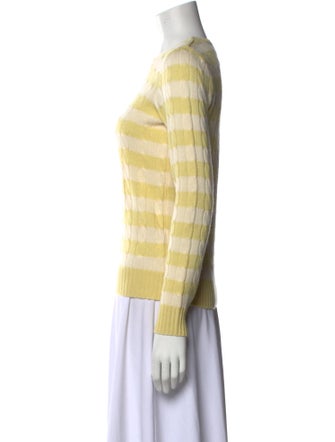 Henri Bendel Cashmere Striped Sweater