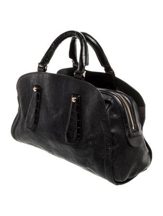 Henri Bendel Leather Top Handle Bag