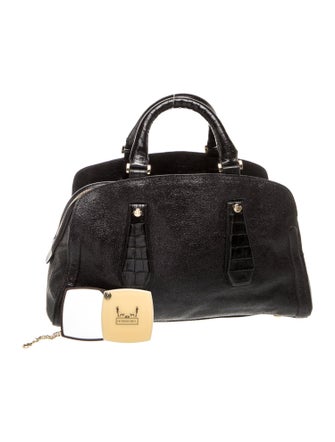 Henri Bendel Leather Top Handle Bag