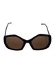 Henri Bendel Oversize Tinted Sunglasses
